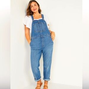 NWT! Women’s Slouchy Straight Non-Stretch Workwear Jean Overalls